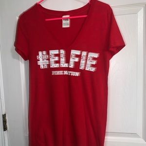 PINK christmas t-shirt